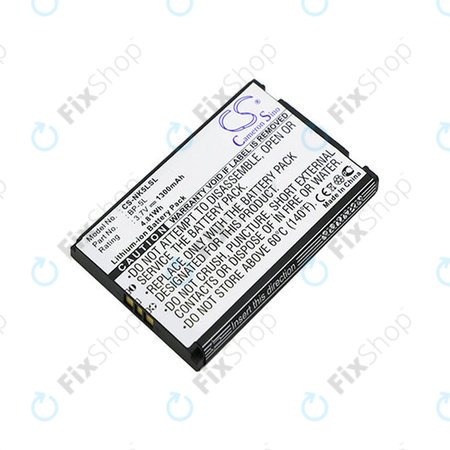 Μπαταρία για Nokia 7710, 9500, E61, E62, N92, N800, 1300mAh, Li-Ion, 3.7V, BP-5L, HQ