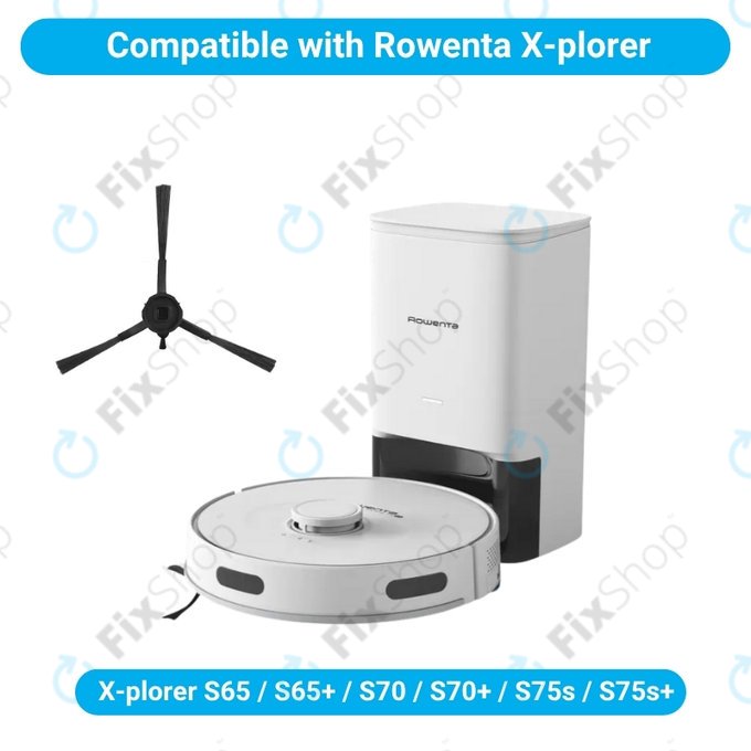 Πλαϊνή βούρτσα, 2 τεμ. για Rowenta X-plorer S65, S65+, S70, S70+, S75s, S75s+