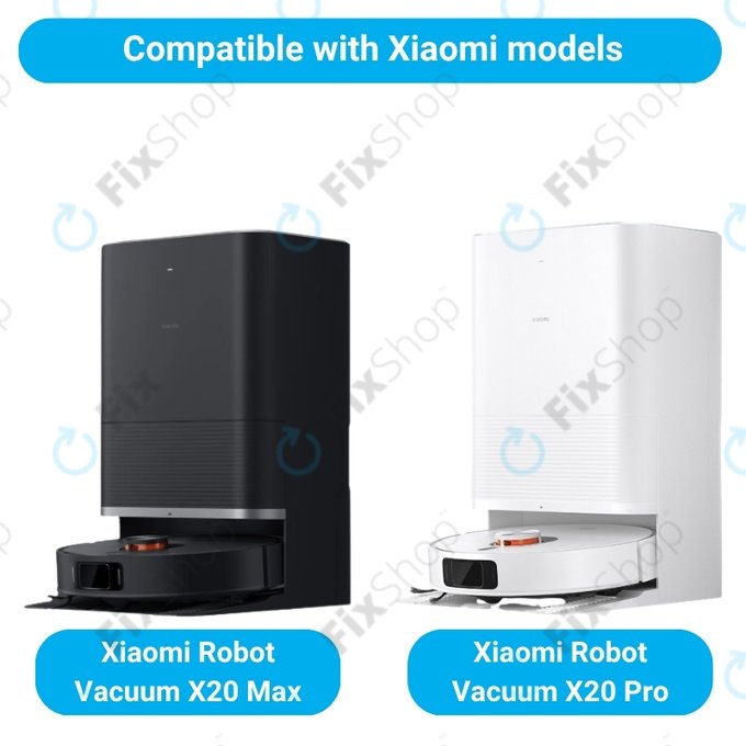 Σετ ανταλλακτικών για Xiaomi Robot Vacuum X20 Max, X20 Pro (2x Κύρια βούρτσα, 4x Φίλτρο, 4x Πλαϊνή Βούρτσα)