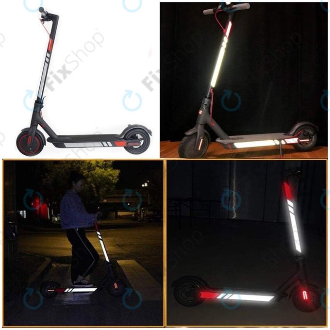 Ανακλαστικά Αυτοκόλλητα (B) για Xiaomi Mi Electric Scooter 1S | 2 M365 | Essential | Pro | Pro 2