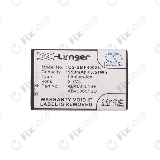 Battery για Samsung Chat 322 | AB463651BC | 950mAh | HQ