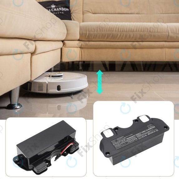 Μπαταρία για ETA 4228 Navaggio Profi, 5200mAh, Li-Ion, 14.4V, 4228 00100, HQ