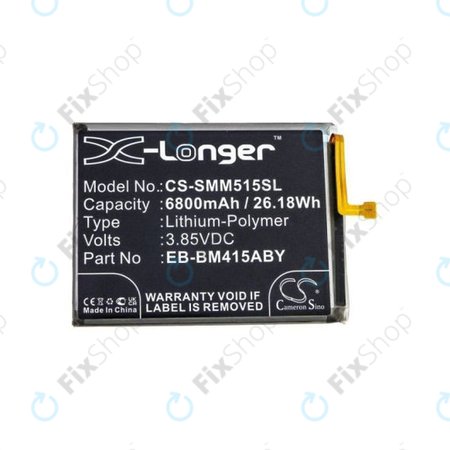Μπαταρία για Samsung M51 M515F, EB-BM415ABY, 6800mAh, HQ