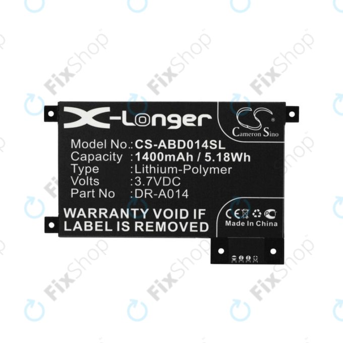 Battery για Amazon Kindle Touch | Touch 4th | DR-A014 | 170-1056-00 | 1400mAh | HQ