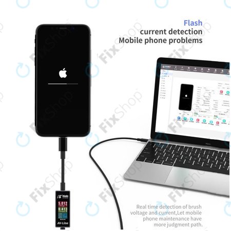 Καλώδιο Φόρτισης Έξυπνης Ανίχνευσης (USB-C - USB-C) για AV-Line