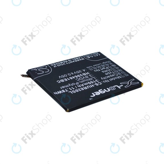 Μπαταρία για Huawei Ascend Y6 2, Honor 5a, Huawei G7 Plus, 3100mAh, Li-Pol, 3.8V, HB396481EBC, HQ