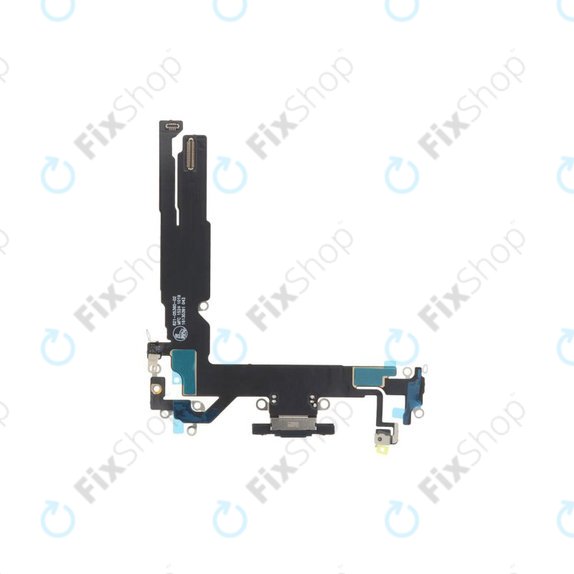 Επαφές Φόρτισης + Καλώδιο Flex για iPhone 16 | Μαύρο | Black