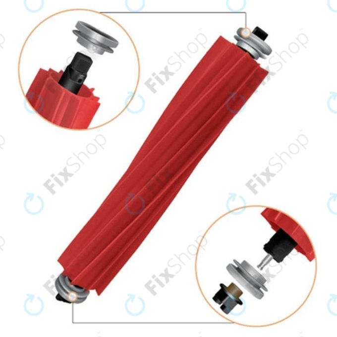 Σετ ανταλλακτικών για Xiaomi Roborock Q7+, Q7 Max, Q7 Max+ (2x Κύρια βούρτσα, 4x Φίλτρο, 4x Πλαϊνή Βούρτσα – λευκή, 4x Πανί Σφουγγαρίστρας, 4x Σακούλα σκόνης)