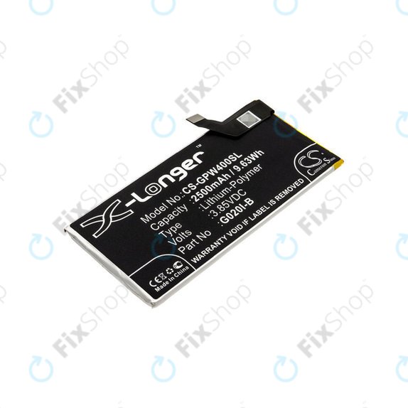 Μπαταρία για Google Pixel 4, 2500mAh, Li-Pol, 3.85 V, G020I-B, HQ