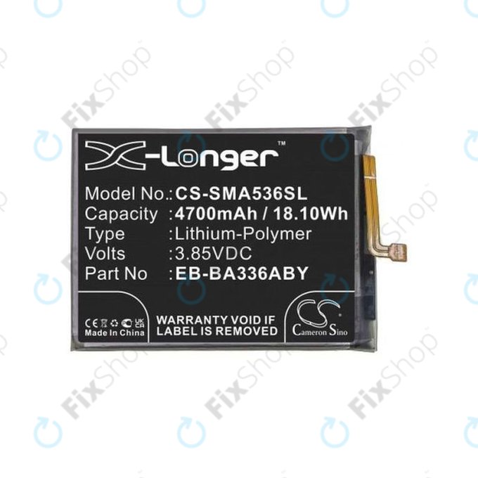 Μπαταρία για Samsung A53 A536B, EB-BA336ABY, 4700mAh, HQ