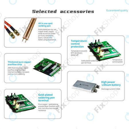 Σετ Μικροσυγκολλητή Σημείου για Επισκευή Flex Μπαταρίας (iPhone 11 - 12 Pro Max) για QianLi Macaron