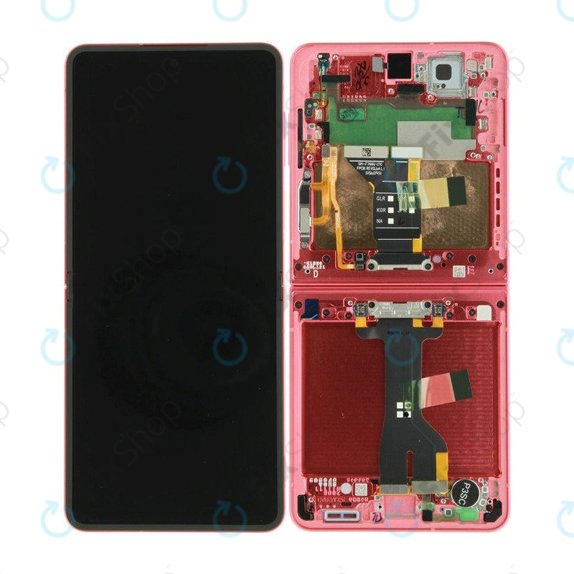 LCD Display Assembly για Samsung Z Flip 7 F766B, GH82-37581D, Coralred, Genuine Service Pack