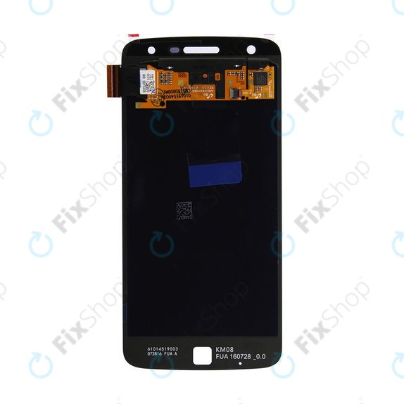 Οθόνη με οθόνη αφής για Motorola Moto Z Play, XT1635-02, 01019104003W, Μαύρο, Black, Service Pack