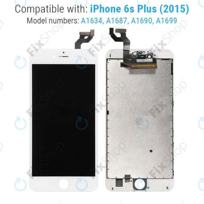LCD Display Assembly για iPhone 6S Plus | Λευκό, White | Aftermarket