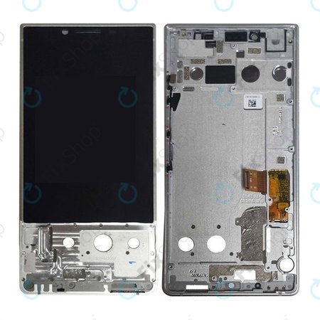 LCD Display Assembly για Blackberry Key2 | Ασημί, Silver | Aftermarket