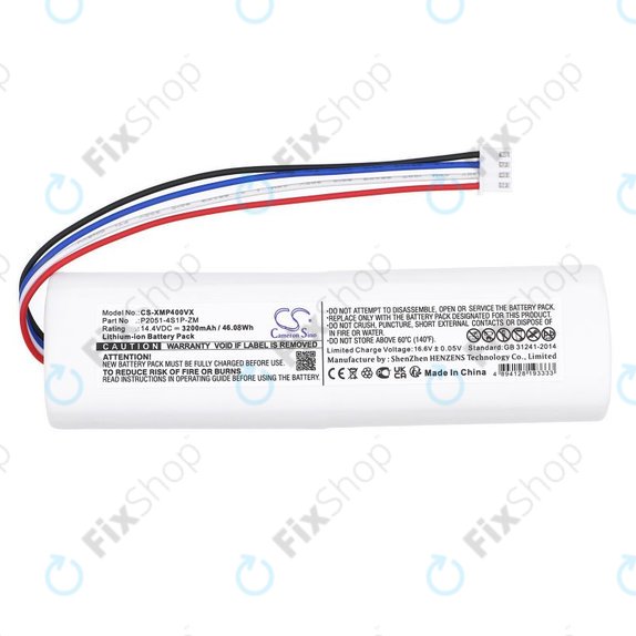 Μπαταρία για Xiaomi Mi Robot Vacuum Mop 2, Mijia Sweeping Vacuum Cleaner 2C, 3200mAh, Li-Ion, 14.4V, P2051-4S1P-ZM, HQ