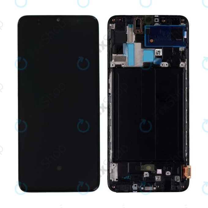 LCD Display Assembly για Samsung A70 | A705F | GH82-19747A | GH82-19787A | Black | Service Pack