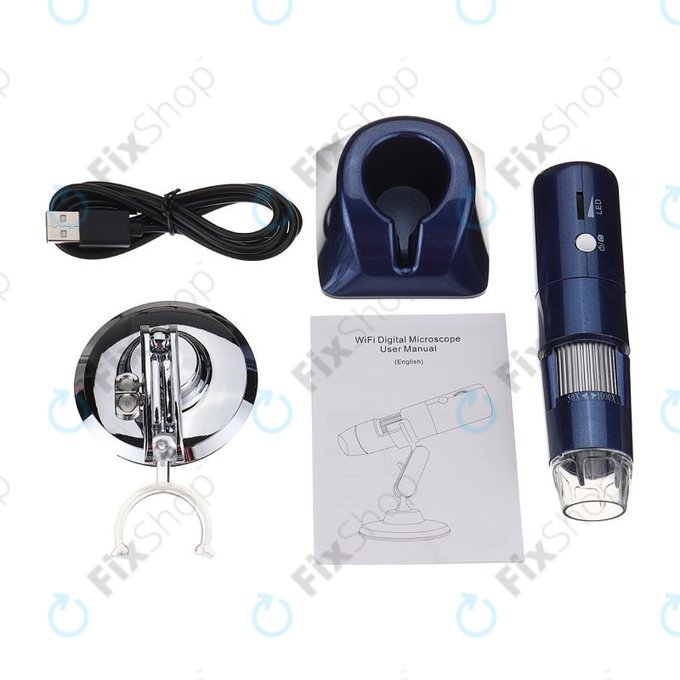Φορητό Ψηφιακό Μικροσκόπιο / Κάμερα / Μεγεθυντικός Φακός Wi-Fi (1080p)