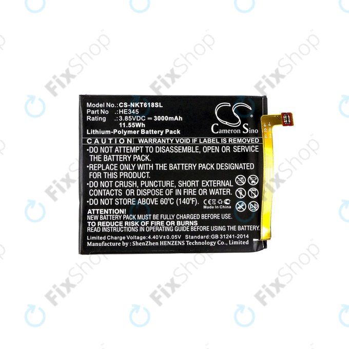 Μπαταρία για Nokia 6.1, HE345, 3000mAh, HQ