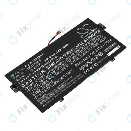 Μπαταρία για Acer SF713-51, 2600mAh, Li-Pol, 15.4V, SQU-1605, HQ