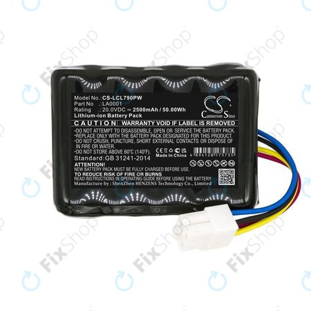 Μπαταρία για Landxcape LX797, Ferrex 800m2 2021, 2500mAh, Li-Ion, 20V, LA0001, HQ