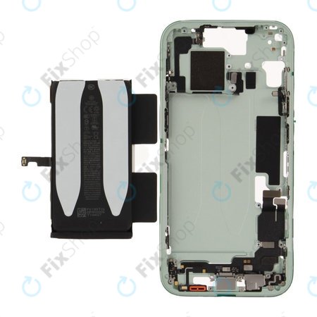 Μεσαίο πλαίσιο με μπαταρία για iPhone 15 | Green | ZD076-00673 | Genuine Apple