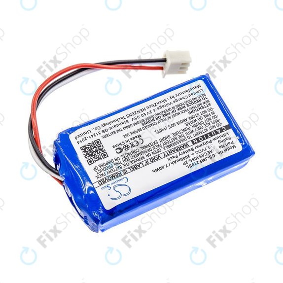 Μπαταρία για JBL Flip 2 (2013), 2000mAh, Li-Pol, 3.7V, AEC653055-2P, HQ