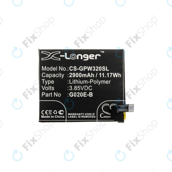 Μπαταρία για Google Pixel 3a, G020E-B, 2900mAh, HQ