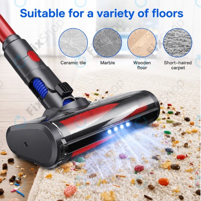 Κεφαλή Δαπέδου με Φως LED για Dyson V-series | Outsize