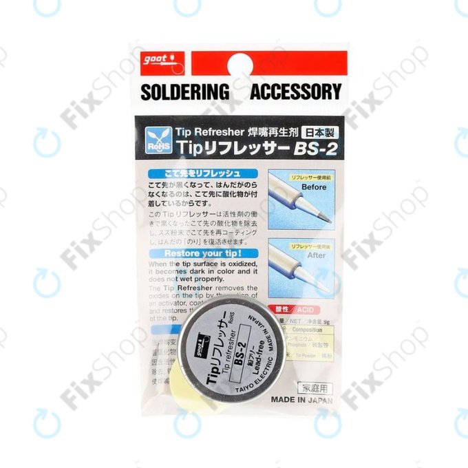 Πάστα Αναζωογόνησης Μύτης Κολλητηριού Χωρίς Μόλυβδο για Goot BS-2