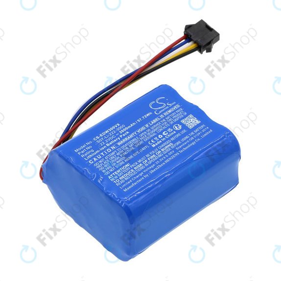 Μπαταρία για Ecovacs Winbot X, WA30, WA50, 2600mAh, Li-Ion, 22.2V, S07-Li-222-3000, HQ