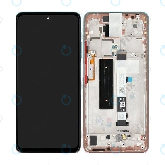 Συγκρότημα οθόνης για Xiaomi Mi 10T Lite 5G, Rose Gold Beach, Service Pack