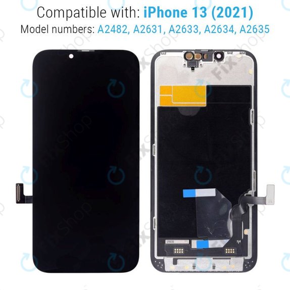 Οθόνη για iPhone 13, Αφής με πλαίσιο, Refurbished