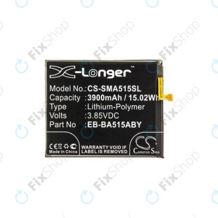 Μπαταρία για Samsung A51 A515F, EB-BA515ABY, EB-BA515ABE, 3900mAh, HQ