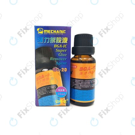 Υπερκόλλα Remover Agent - 20ml για Mechanic QC-20