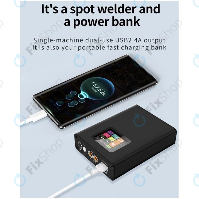 Φορητή Μηχανή Συγκόλλησης Σημείου με Ψηφιακή Οθόνη (5000mAh) για Docreate SW