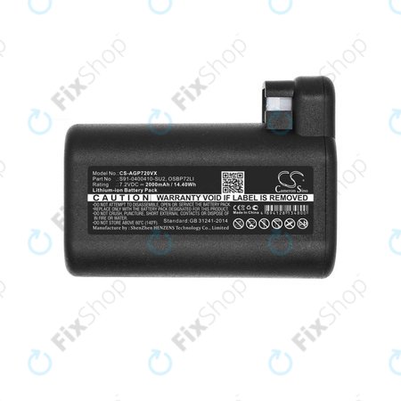 Μπαταρία για AEG RX-series, Electrolux E, P-series, S91-0400410-SU2, OSBP72LI, OSBP72LI25, 7.2V, 2000mAh, HQ