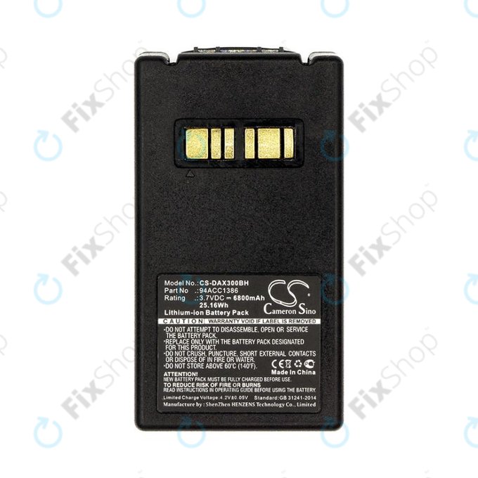 Μπαταρία για Datalogic Falcon X4, X3, 6800mAh, Li-Ion, 3.7V, 94ACC1386, HQ