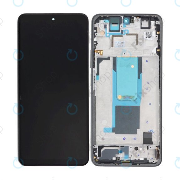 Συγκρότημα οθόνης για Xiaomi Redmi Note 11 Pro+ 5G, 21091116UG, Mysterious Black, Aftermarket