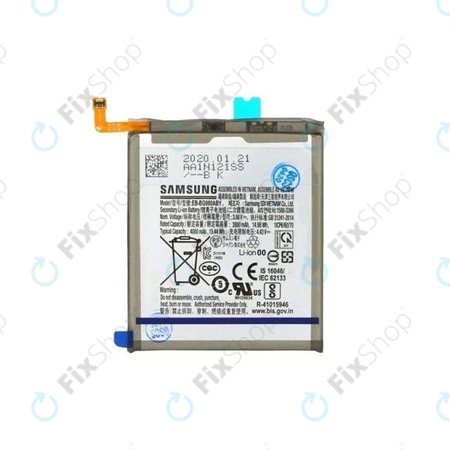 Μπαταρία για Samsung S20 G980F, GH82-22122A, EB-BG980ABY, 4000mAh, Service Pack