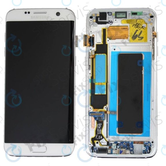 Συγκρότημα οθόνης για Samsung S6 Edge, G925F, GH97-18533C, GH97-18594C, GH97-18767C, Gold, Service Pack
