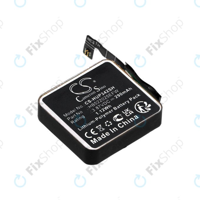 Μπαταρία για Huawei Watch GT3 42mm, Watch GT3 Pro 42mm, 290mAh, Li-Pol, 3.87V, HB522025EFW, HQ