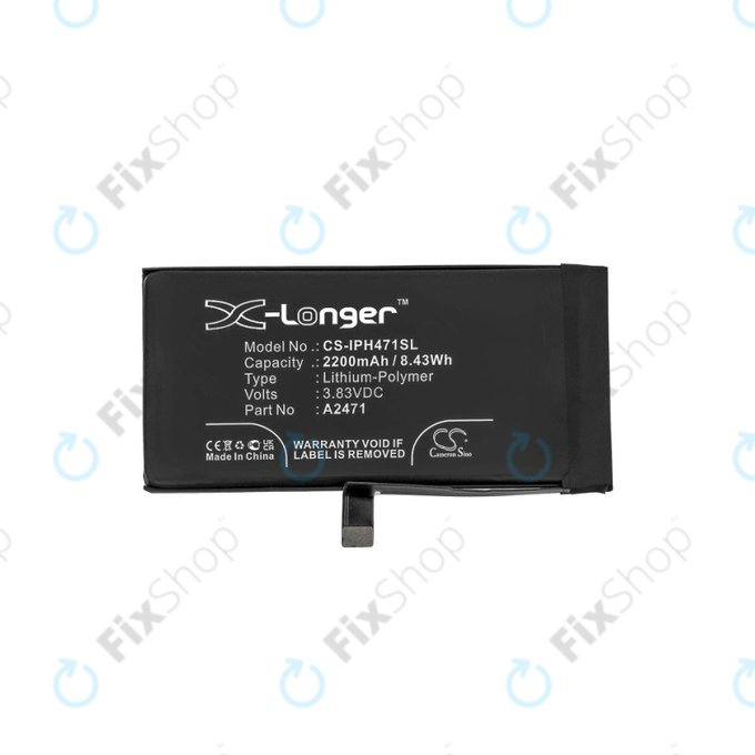 Μπαταρία για iPhone 12 Mini, A2471, 2200mAh, HQ