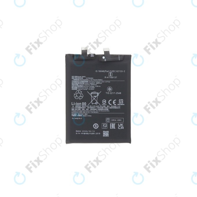 Battery για Xiaomi Redmi Note 13 Pro+ 23090RA98C | BM5U | 5000mAh