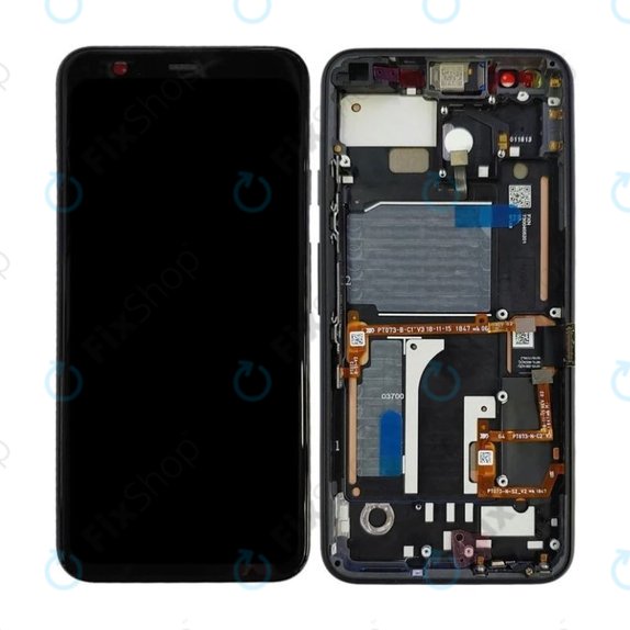 Συγκρότημα οθόνης για Google Pixel 4, Just Black, OLED