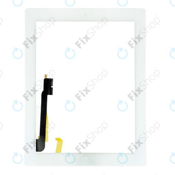 Αφής με κουμπί Home για iPad 3, iPad 4, White