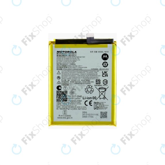Μπαταρία για Motorola Moto G52 XT2221, G82 5G XT2225, NE50, 5000mAh, SB18D38323, Service Pack