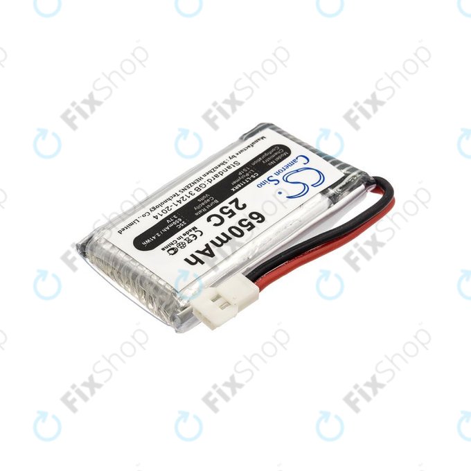 Μπαταρία για Hubsan X4 H107, 650mAh, Li-Pol, 3.7V, H107C-A24, HQ