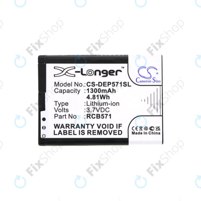 Μπαταρία για CPA Halo 11, 1300mAh, Li-Ion, 3.7 V, RCB571, HQ