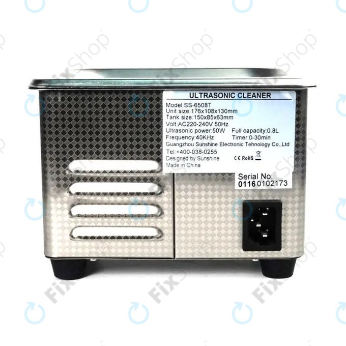 Υπερήχων Καθαριστής για Sunshine SS-6508T - 0.8L
